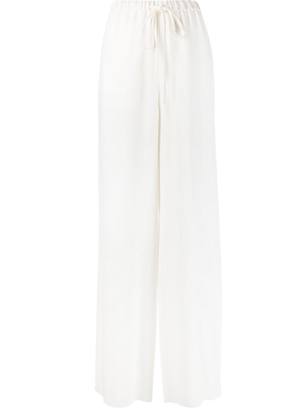 VALENTINO Cady Couture Trousers In Ivory Product Image