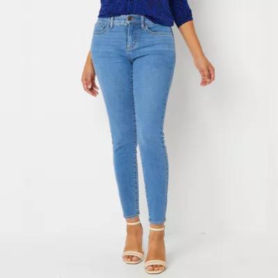 Bold Elements Womens Mid Rise Skinny Fit Jean Product Image