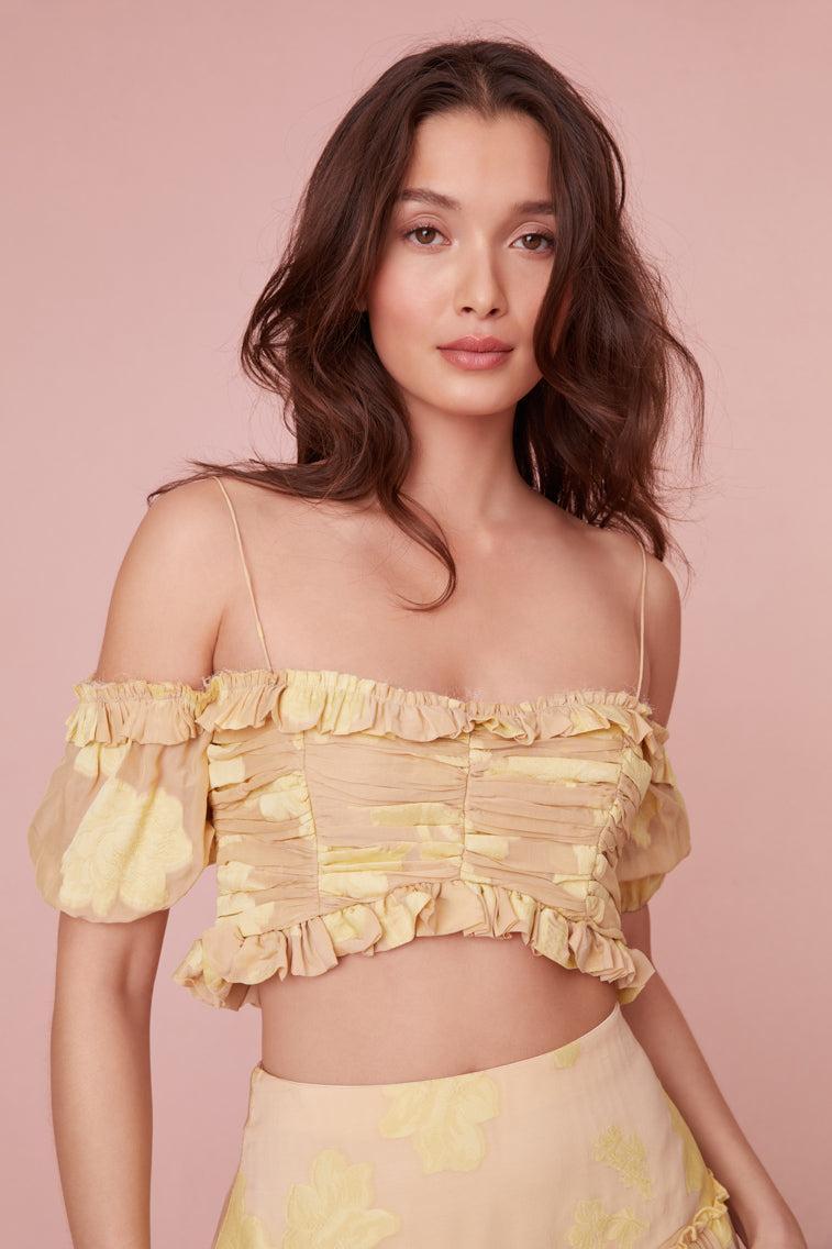 Emalin Cropped Off-Shoulder Top Product Image