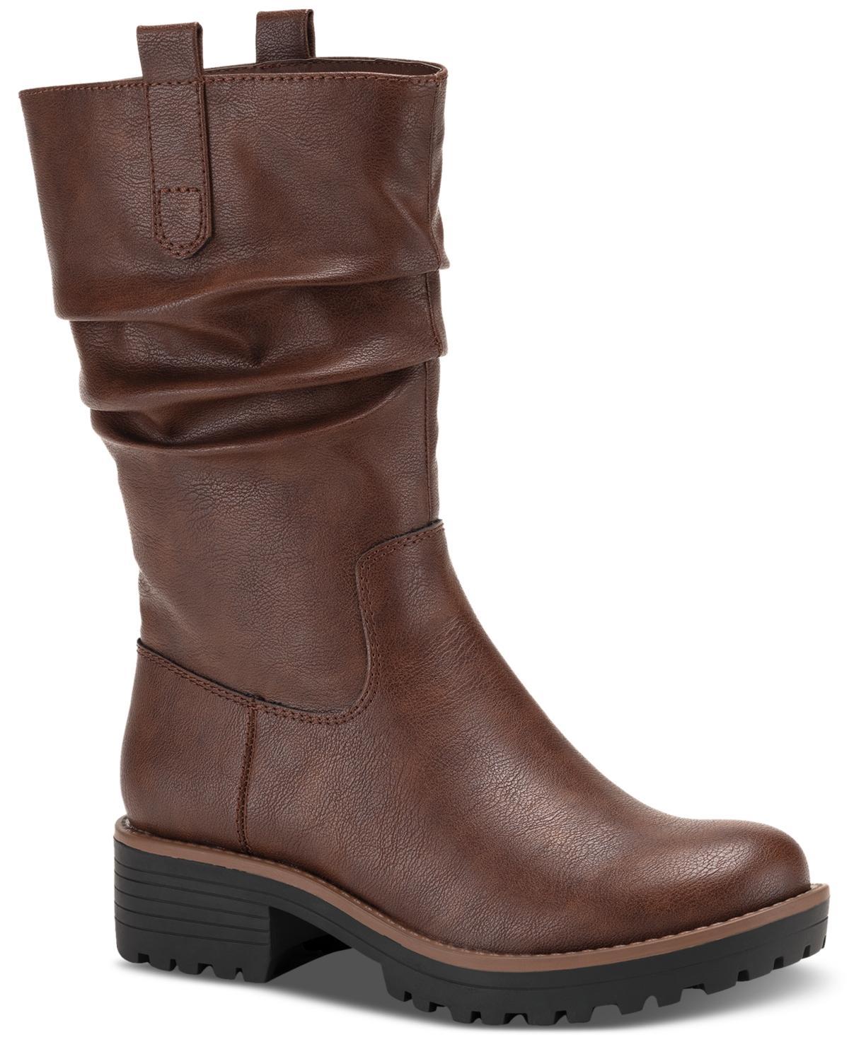 Sun + Stone Womens Nelliee Lug Sole Slouch Boots, Created for Macys Product Image