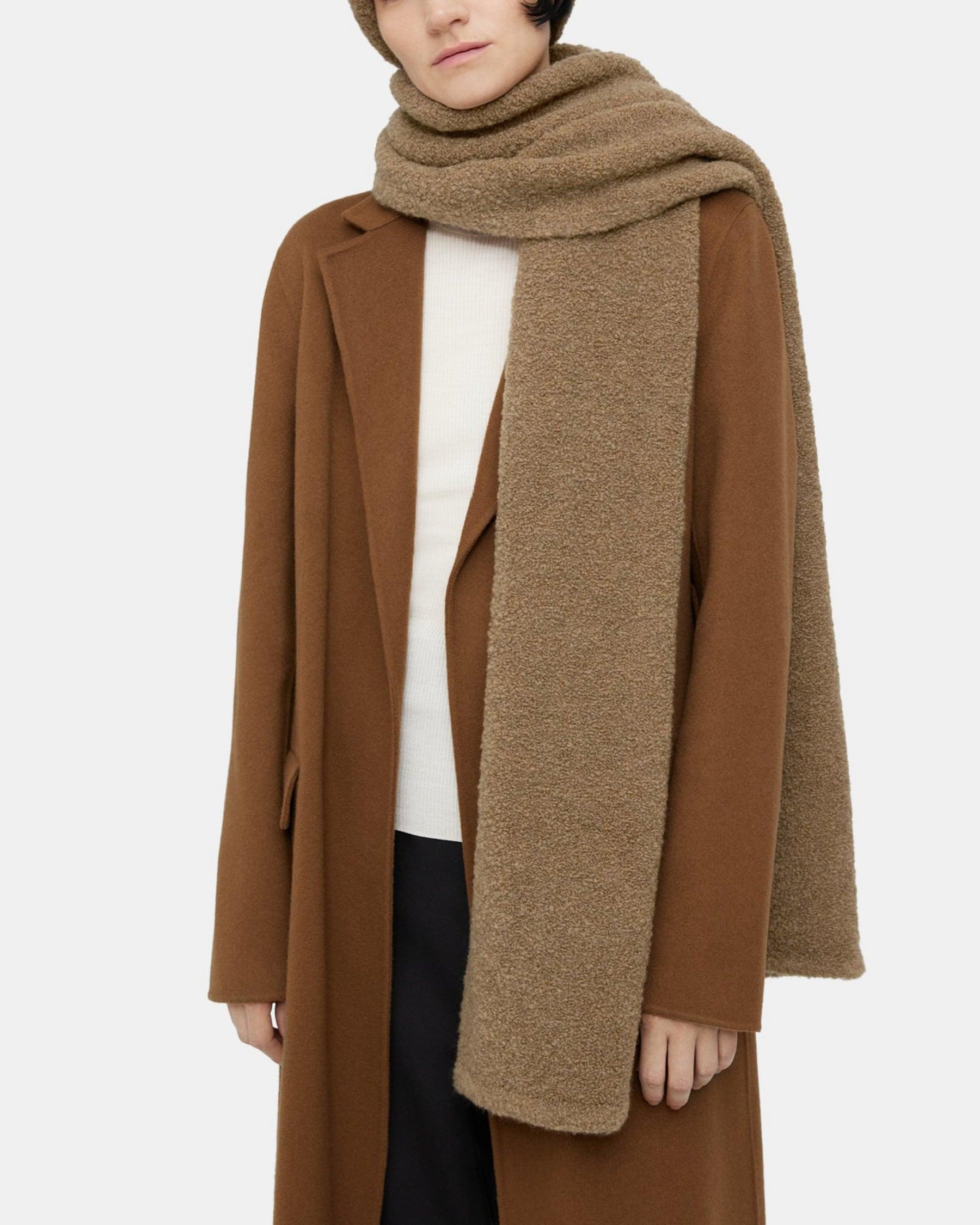 Oversized Scarf in Knit Bouclé product image