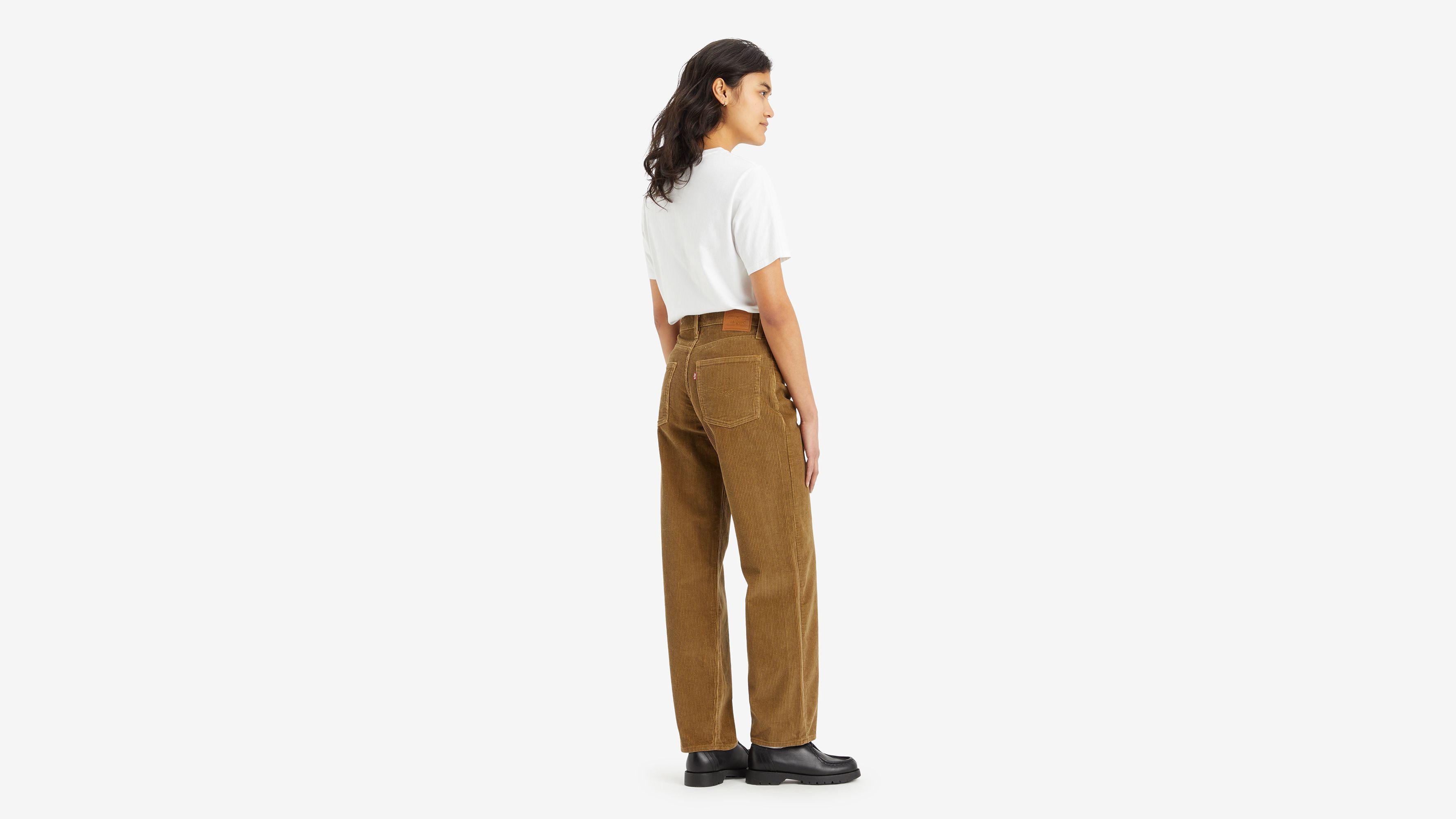 Baggy Dad Corduroy Women's Jeans Product Image