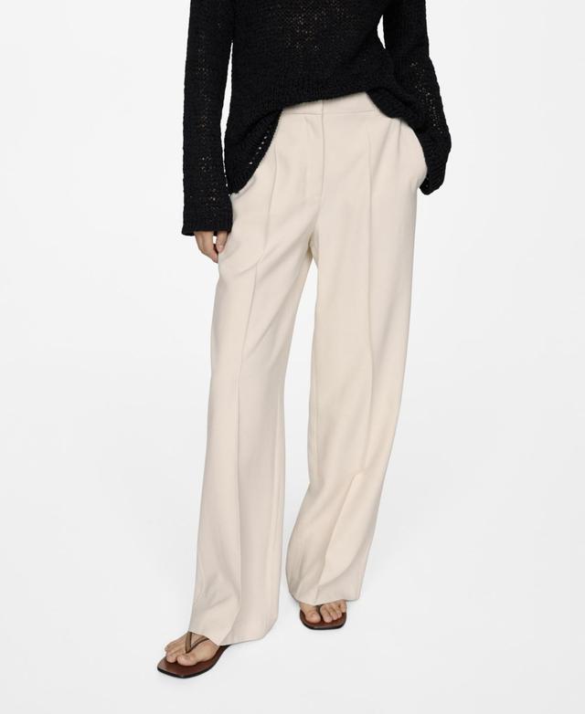 Women's Wide Leg Pleated Pants Product Image