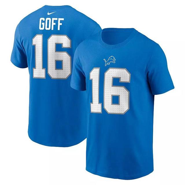 Mens Nike Jared Goff Detroit Lions Name & Number T-Shirt Product Image