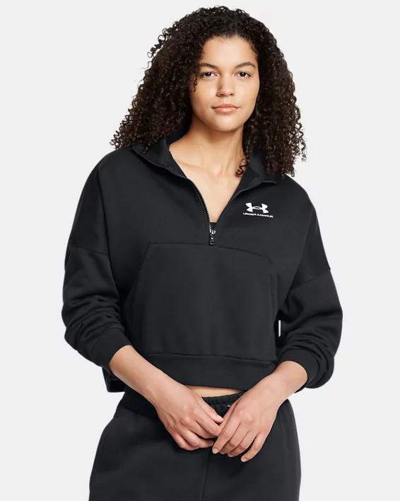 Women's UA Icon Fleece Oversized ½ Zip Product Image