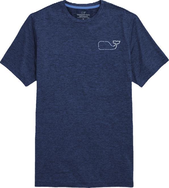 On-The-Go Whale Outline Short-Sleeve Harbor Performance Tee Product Image