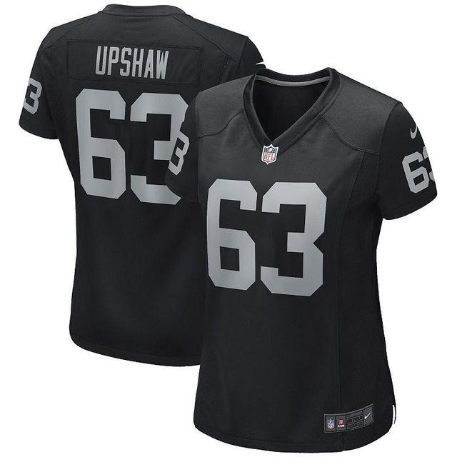 Womens Nike Gene Upshaw Black Las Vegas Raiders Game Retired Player Jersey Product Image