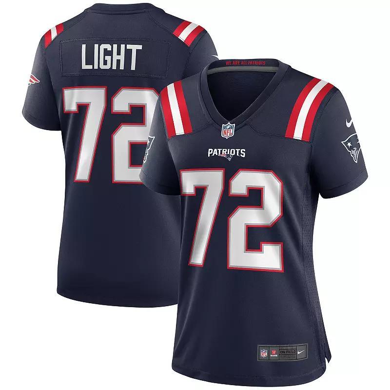 Womens Nike Matt Light New England Patriots Game Retired Player Jersey Blue Product Image