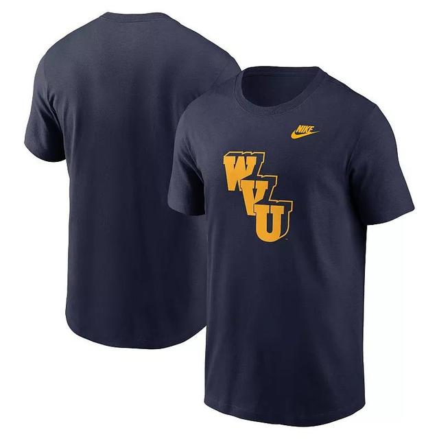 Mens Nike West Virginia Mountaineers Legacy Alternate Logo T-Shirt Blue Product Image