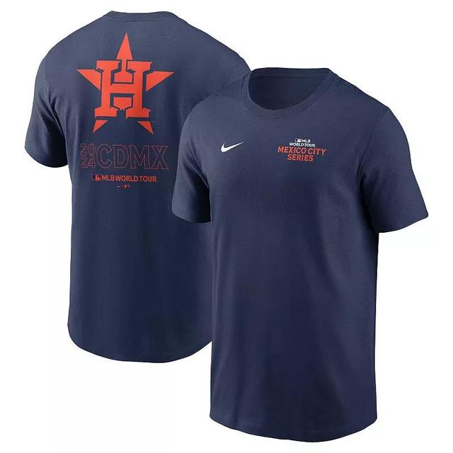 Mens Nike Navy Houston Astros 2024 MLB World Tour Mexico City Series T-Shirt AST Blue Product Image