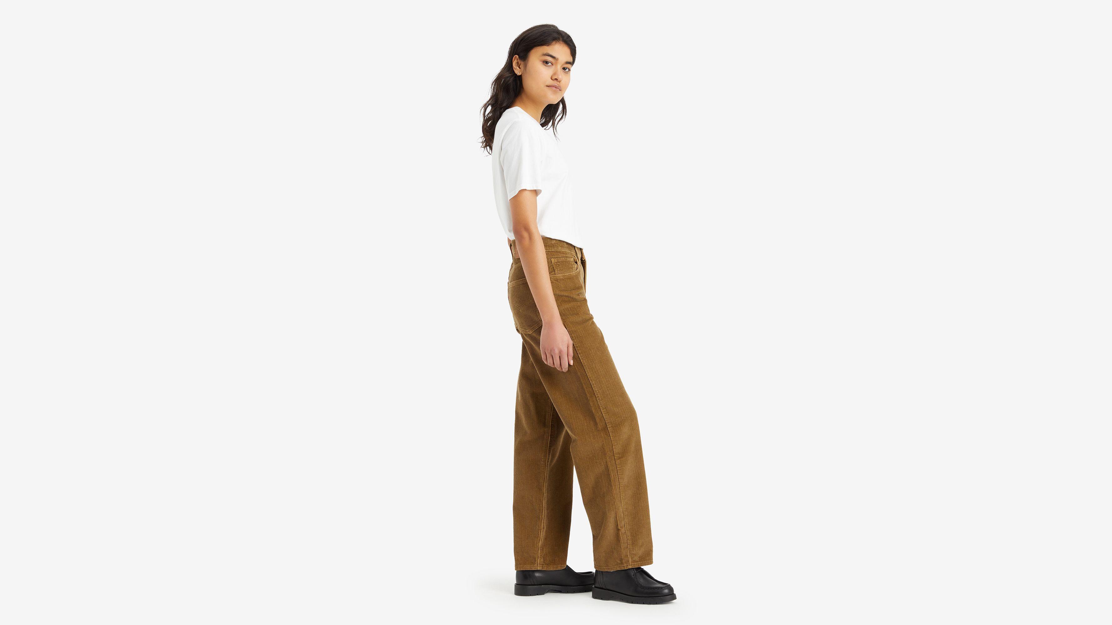 Baggy Dad Corduroy Women's Jeans Product Image