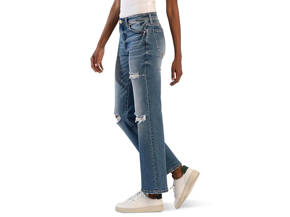 KUT from the Kloth Nadia High-Rise Flare-5 Pockets In Reduced (Reduced) Women's Jeans Product Image