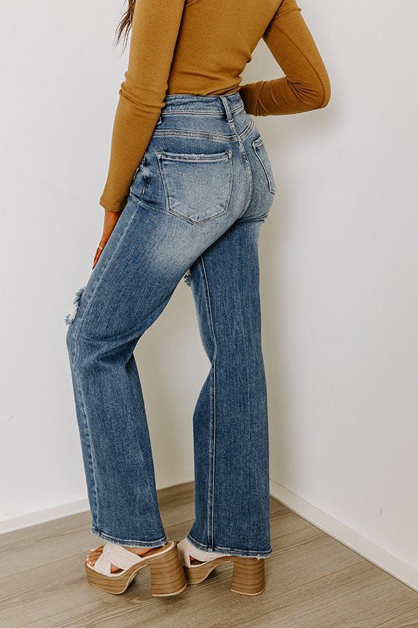 Risen Miranda High Waist Straight Leg Jean Product Image