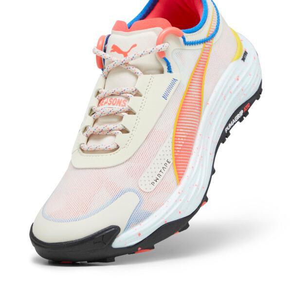 PUMA SEASONS Voyage NITROâ¢ 3 Women's Running Shoes in Alpine Snow/Ultra Blue/Yellow Burst Product Image