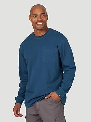 Wrangler® RIGGS Workwear® Long Sleeve 1 Pocket Performance T-Shirt | Men's SHIRTS | Wrangler® Product Image