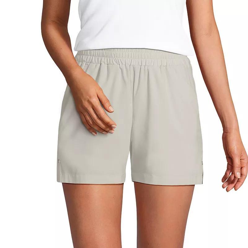 Womens Lands End Packable Lightweight Woven 5-in. Shorts Product Image