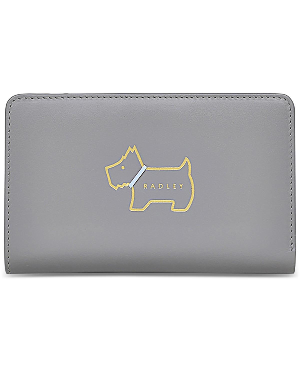 Womens Heritage Dog Outline Mini Flap Over Wallet - Aurora Product Image