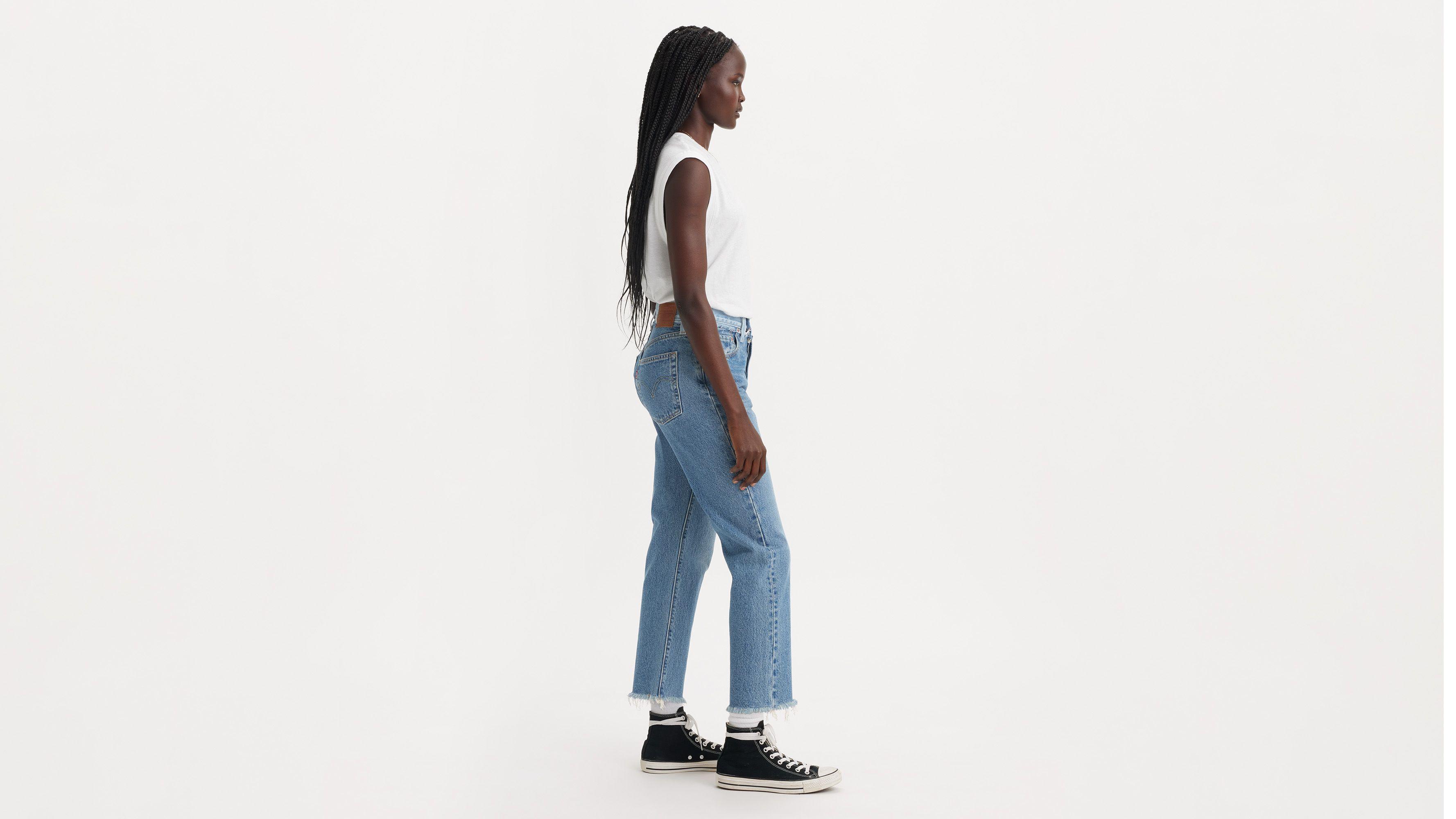 Levi's Split Hem Cropped Women's Jeans Product Image