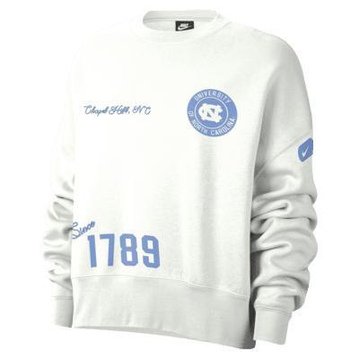 UNC Women's Nike College Crew-Neck Sweatshirt Product Image