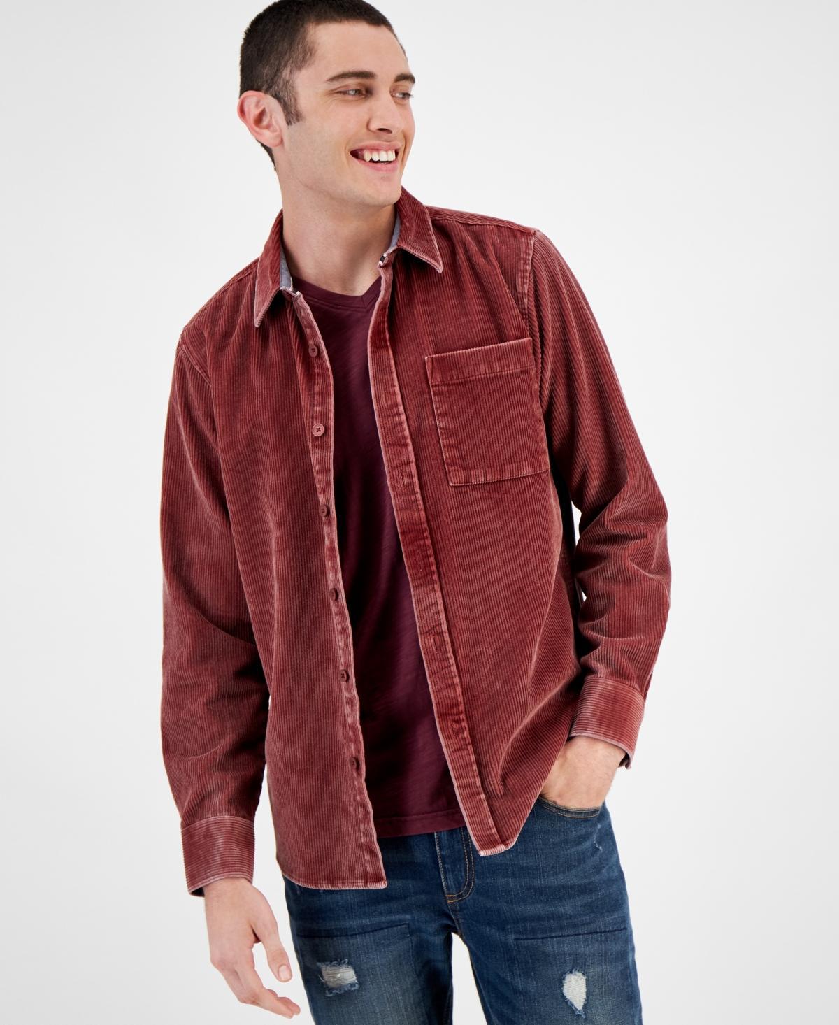 Sun + Stone Mens Corduroy Shirt, Created for Macys Product Image