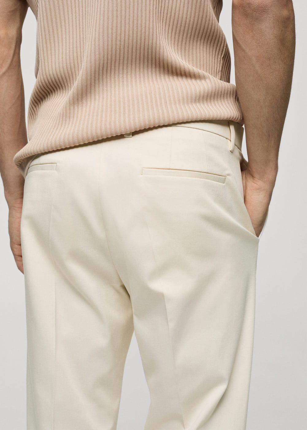 MANGO MAN - Slim fit chino trousers off whiteMen Product Image