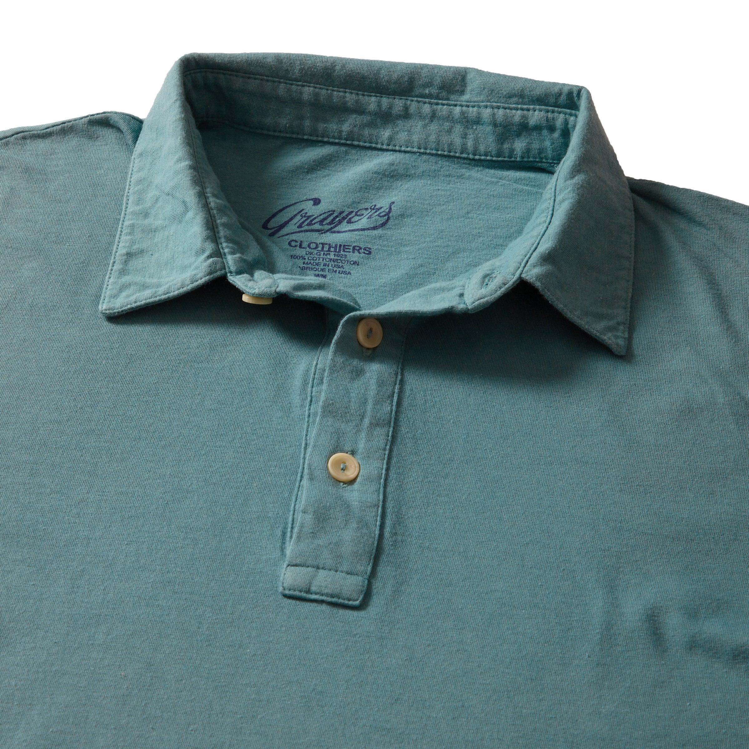 Newport Garment Dyed Polo - Mineral Blue (Final Sale) Product Image