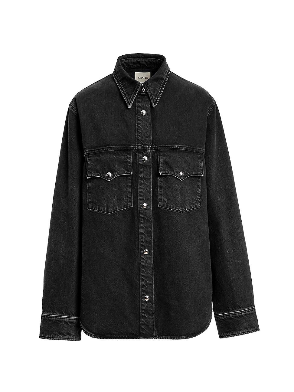 Womens Jinn Western Denim Shirt product image