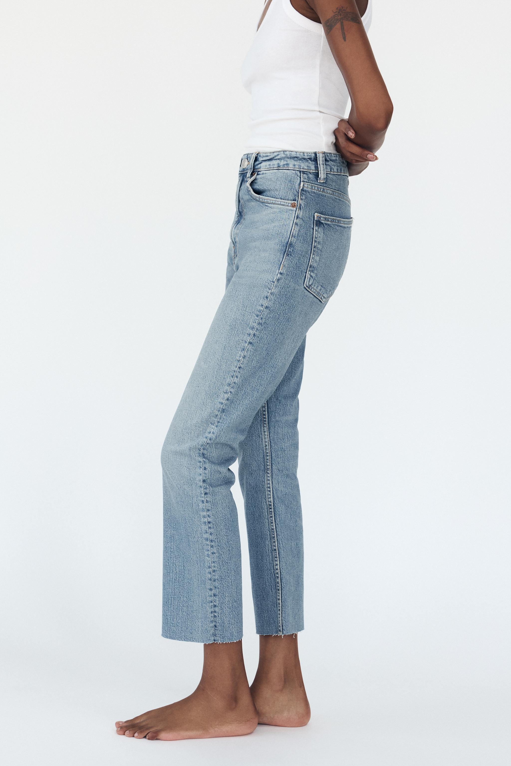 TRF STOVE PIPE JEANS WITH A HIGH WAIST Product Image