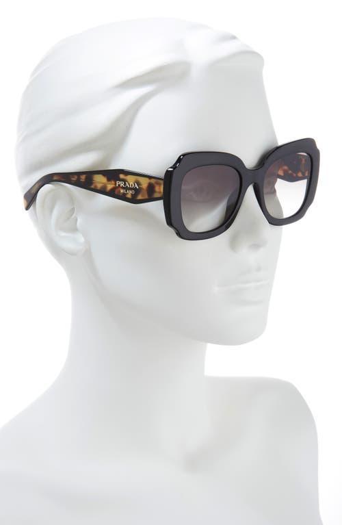 52mm Irregular Sunglasses In Black Product Image