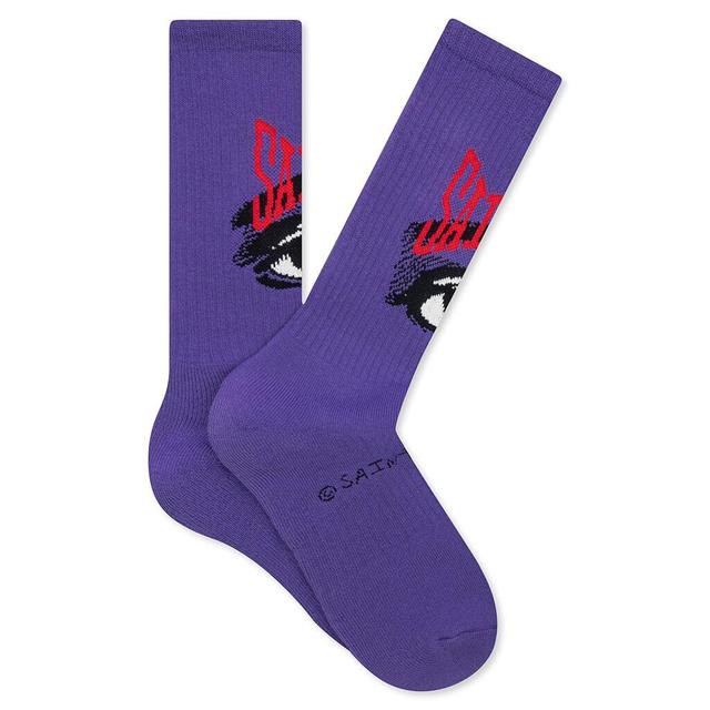 Eye Socks - Purple Male Product Image