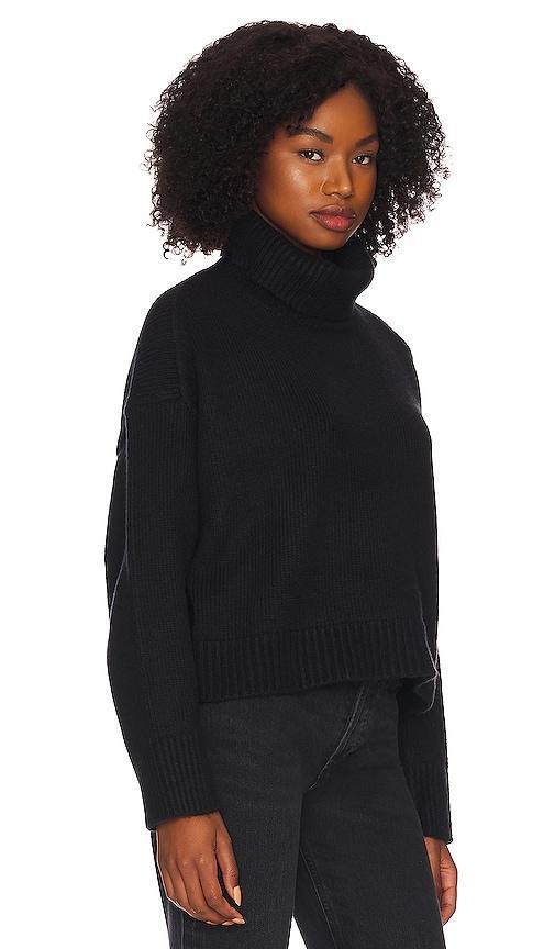 525 Relaxed Turtleneck Sweater in Black. - size XL (also in L, XS) Product Image