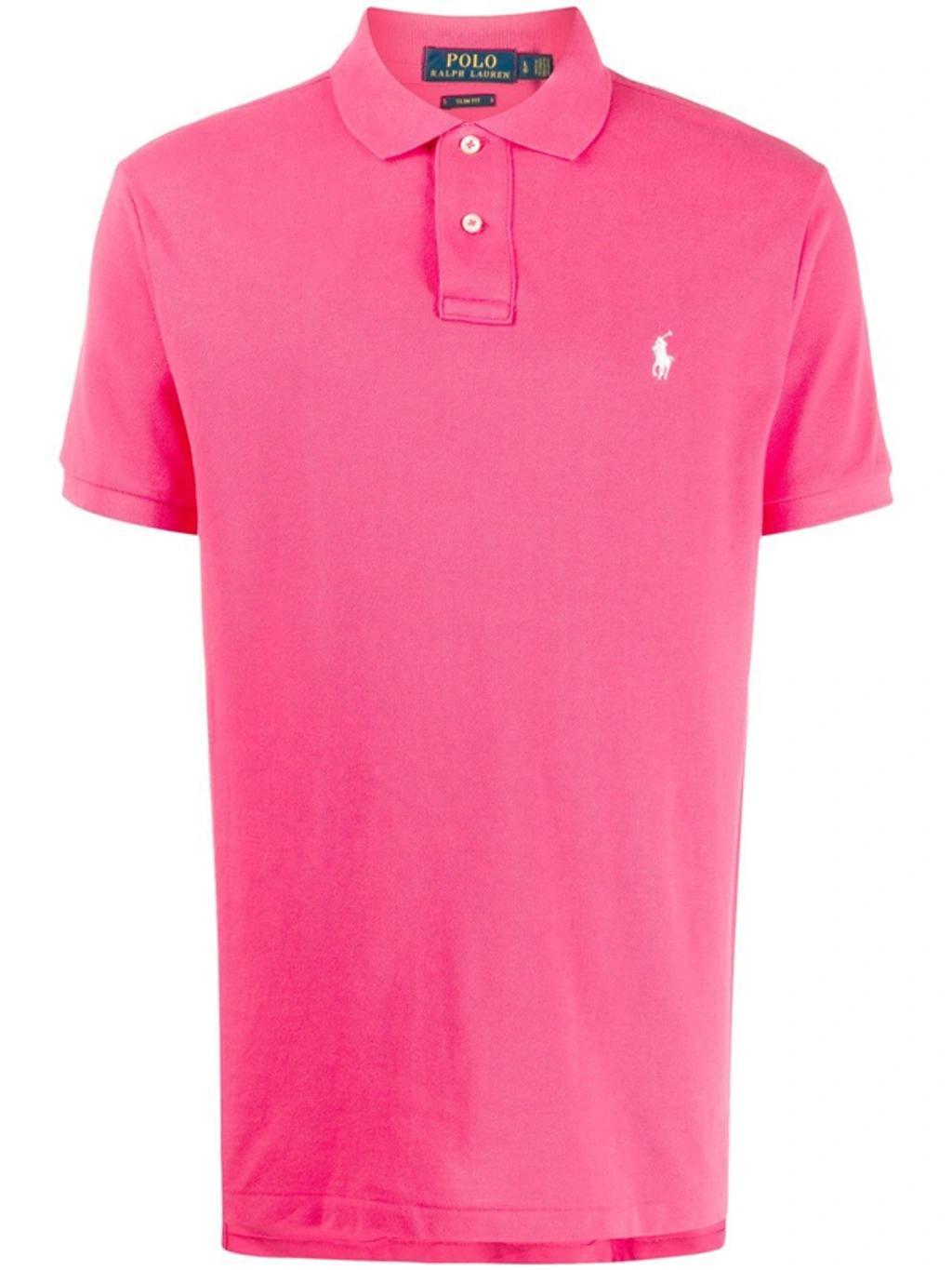 POLO RALPH LAUREN Polo With Logo In Pink & Purple Product Image