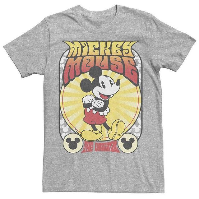 Mens Disney Mickey Classic Full Portrait Mickey Mouse Tee Med Grey Product Image