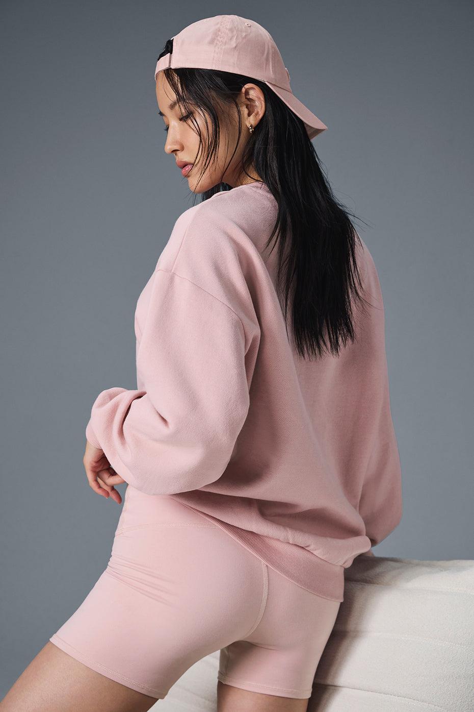 Accolade Crew Neck Pullover - Ballet Pink Female Product Image