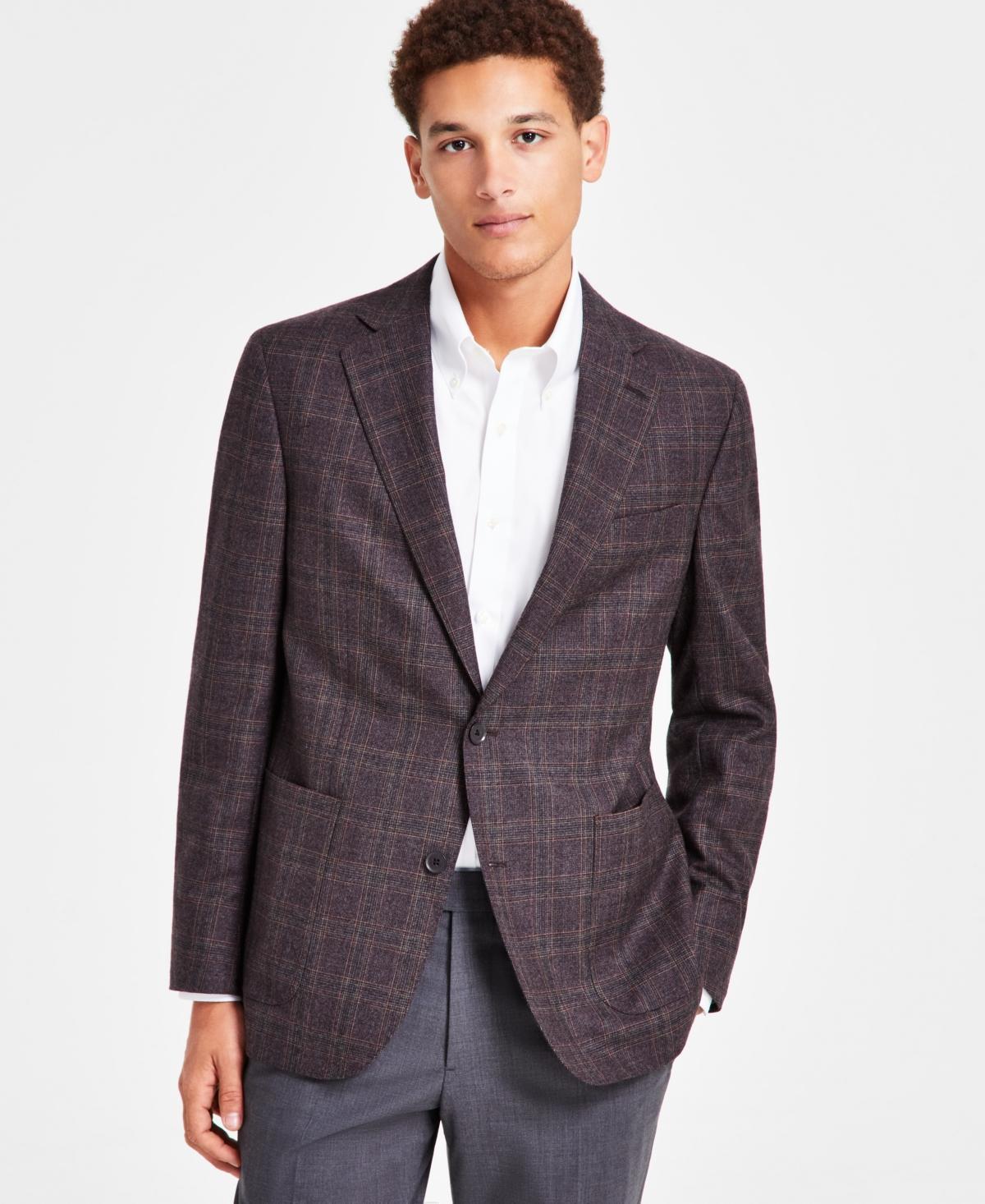 B by Brooks Brothers Mens Classic-Fit Wool Blend Sport Coat Product Image