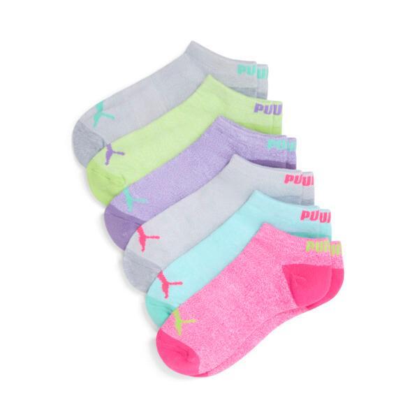 PUMA Women's Half-Terry Low Cut Socks (3 Pairs) in Turquoise/Aqua Product Image