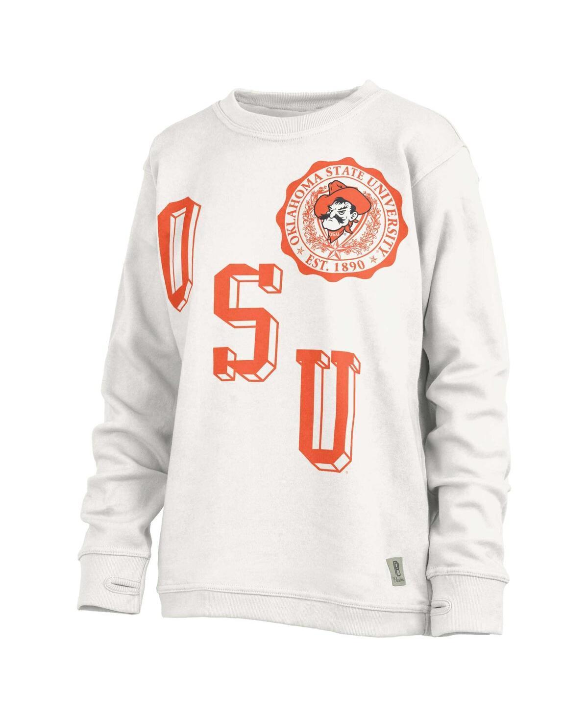 Womens Pressbox Oklahoma State Cowboys Shoreline Sundown Pullover Sweatshirt Product Image