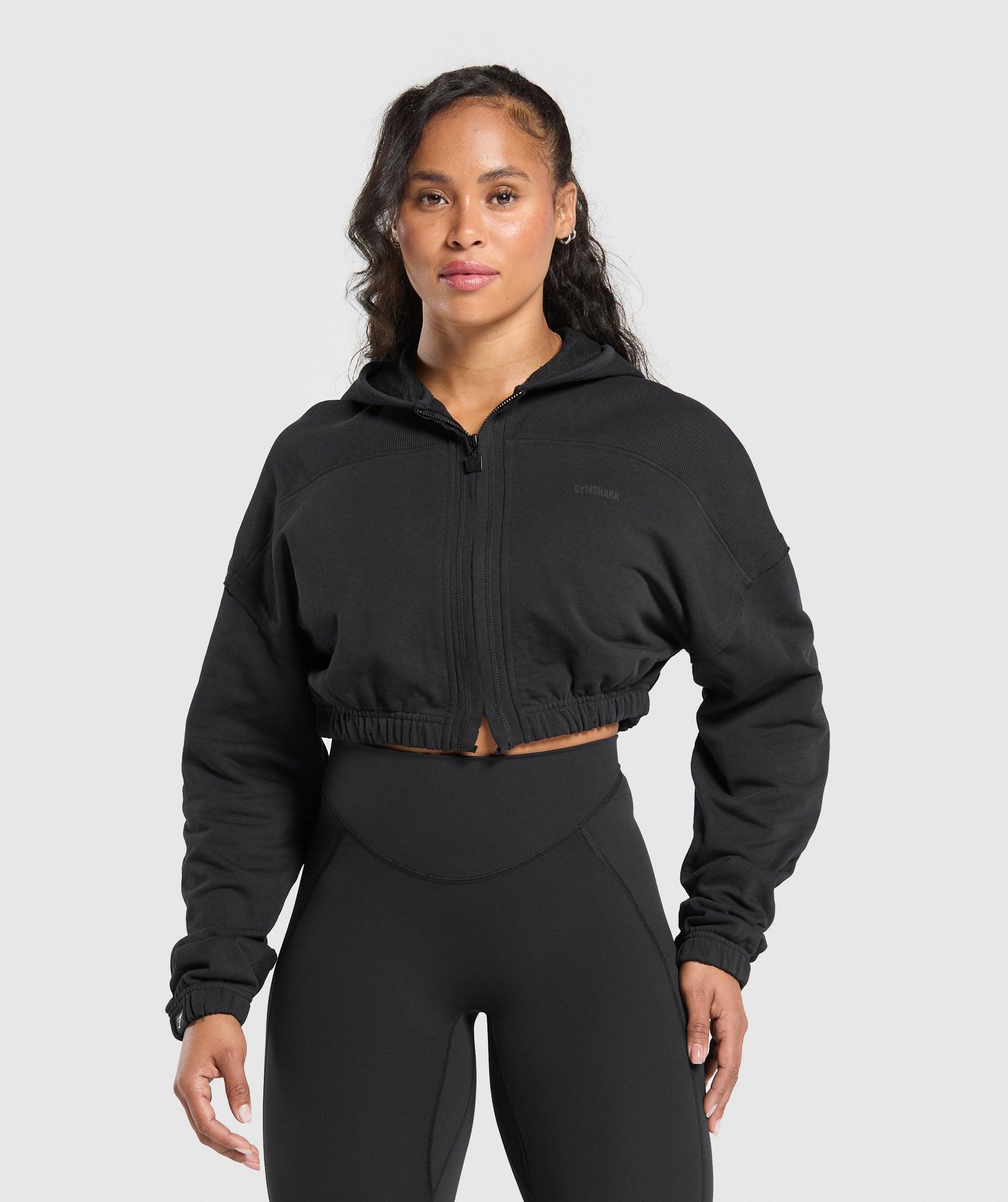 Superset Crop Zip Hoodie Product Image