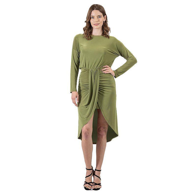 24/7 Comfort Apparel Long Sleeve Maxi Dress Product Image