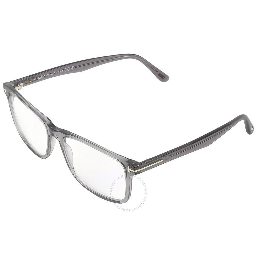 Men's Square Blue Light Glasses, 55mm In Blue / Grey Product Image