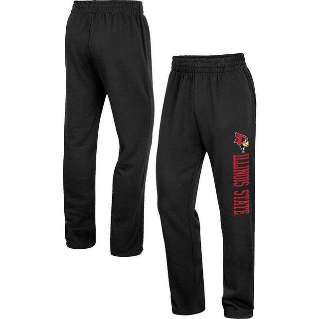 Mens Colosseum Black Illinois State Redbirds Wordmark Pants Product Image