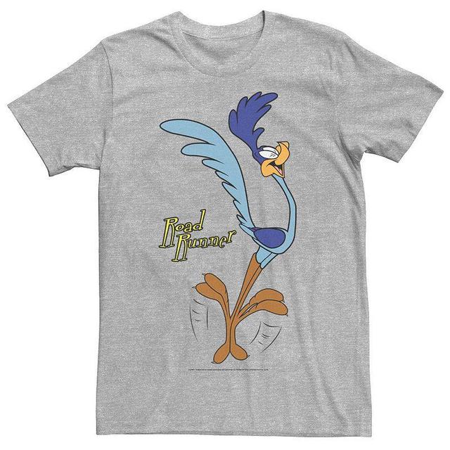 Mens Looney Tunes Road Runner Happy Portrait Tee Athletic Grey Product Image