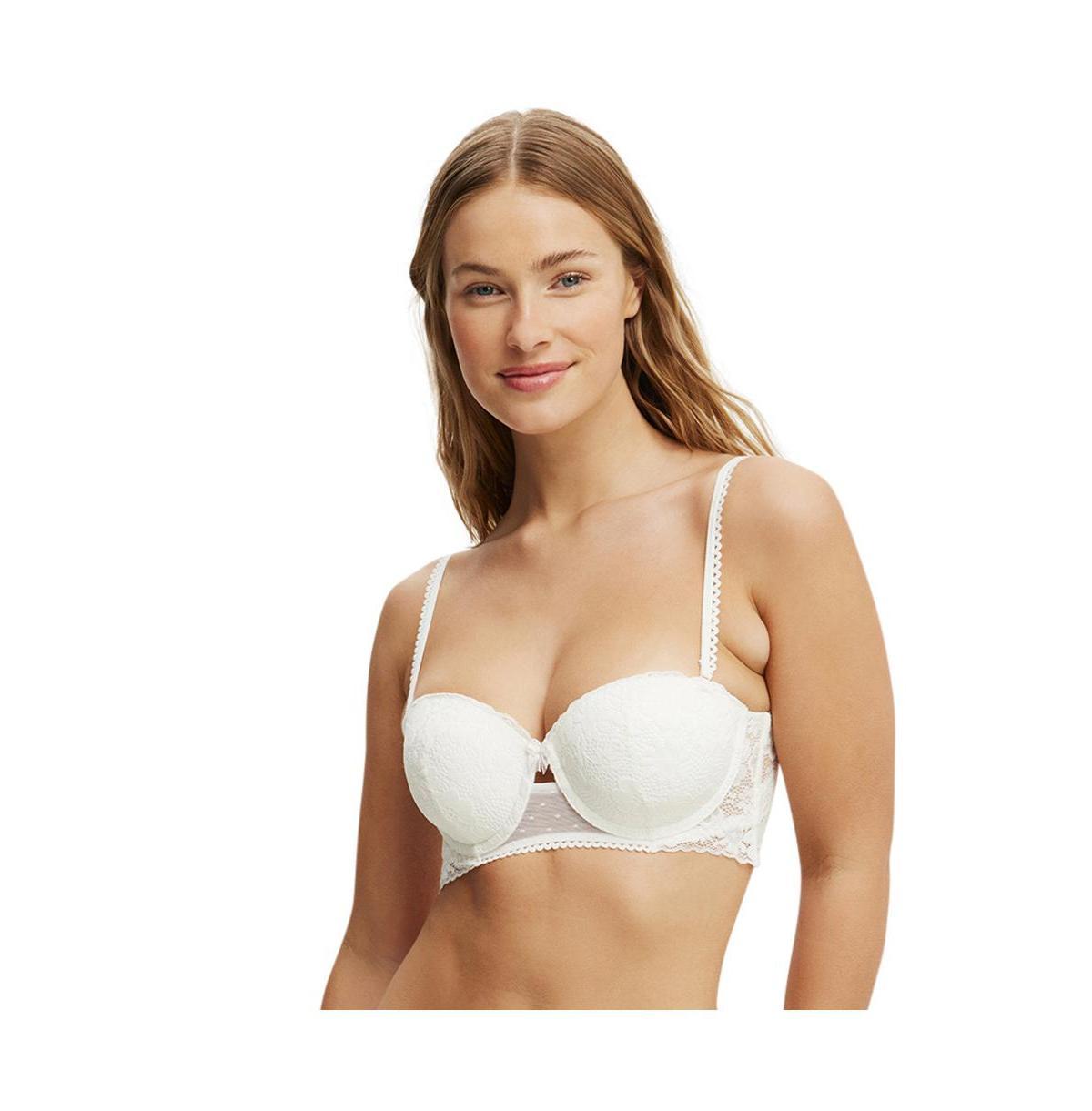 Cotton On Womens Holly Lace Strapless Push Up2 Bra Product Image