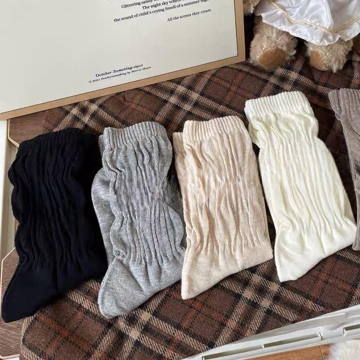 Plain Crew Socks Product Image