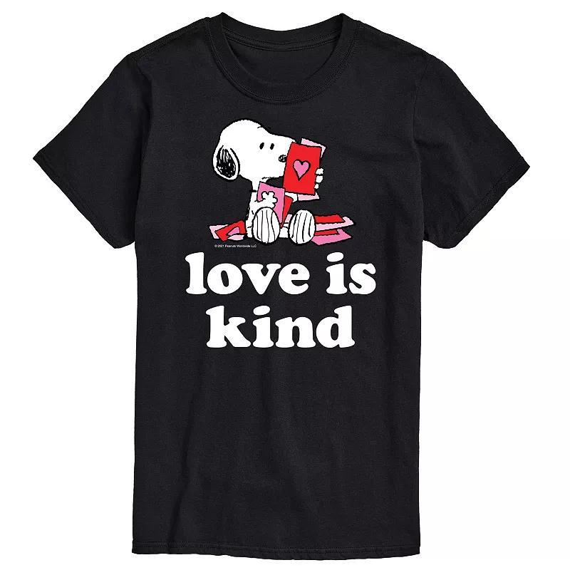 Big & Tall Peanuts Love Is Kind Tee, Mens Product Image