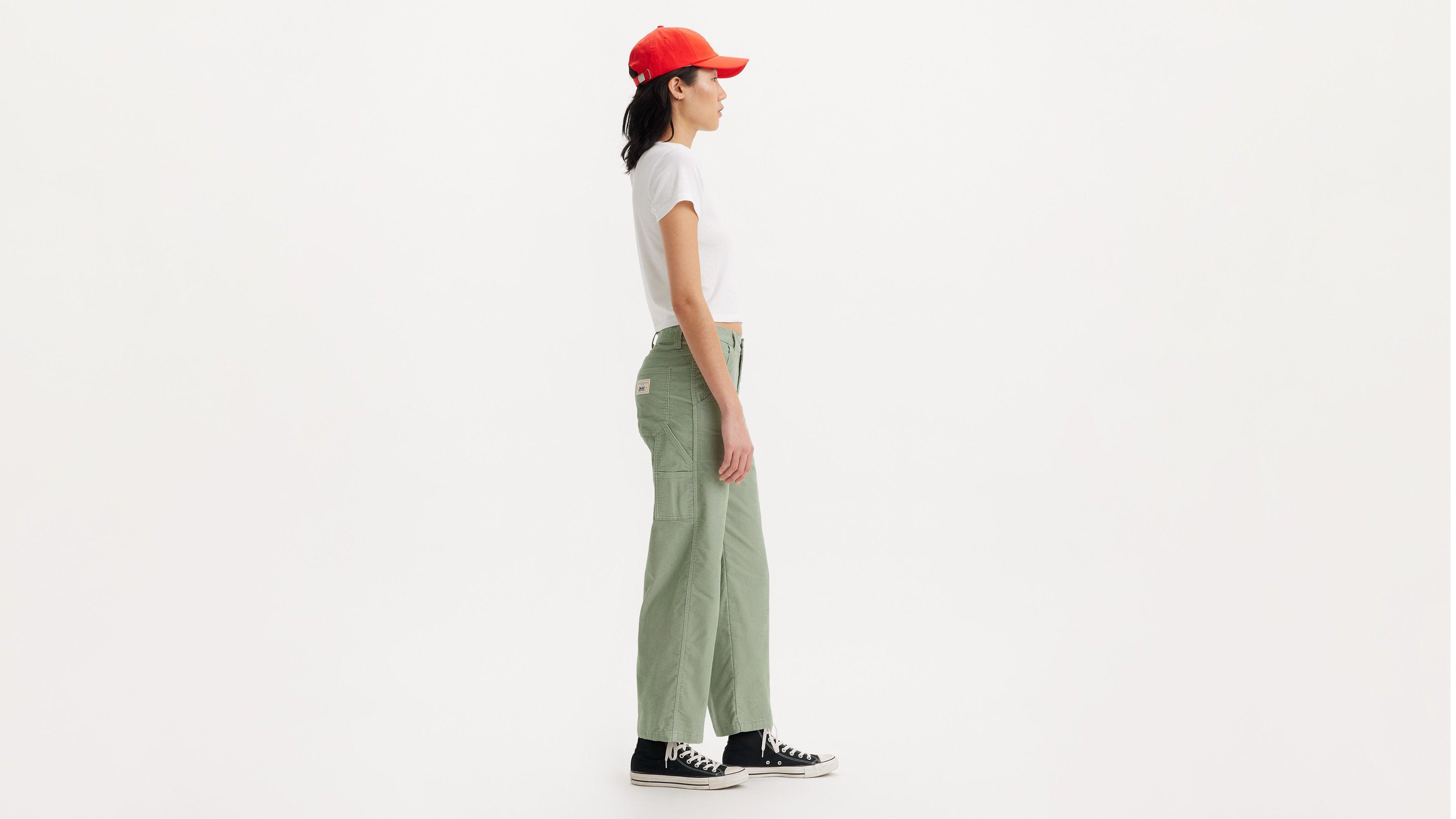 Baggy Carpenter Lightweight Corduroy Women's Pants Product Image