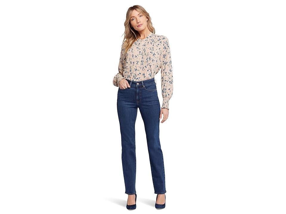 NYDJ High-Rise Marilyn Straight Tall in Gold Coast (Gold Coast) Women's Jeans Product Image