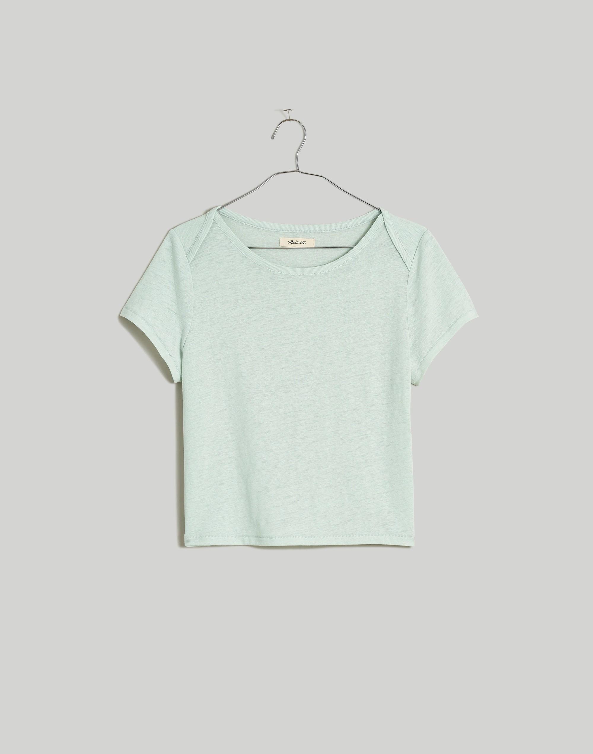 Contrast-Bib Crop Tee Product Image