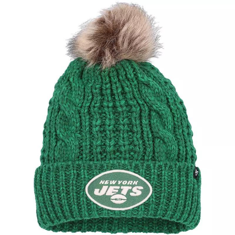 Womens 47 New York Jets Meeko Cuffed Knit Hat with Pom Product Image