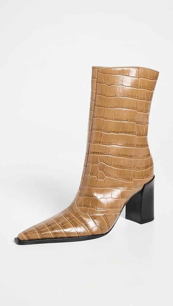 Schutz Raffaela Croco Booties | Shopbop Product Image